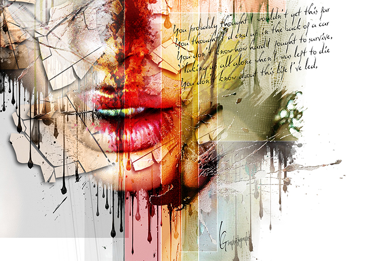 Comme un regard posé sur tes lèvres