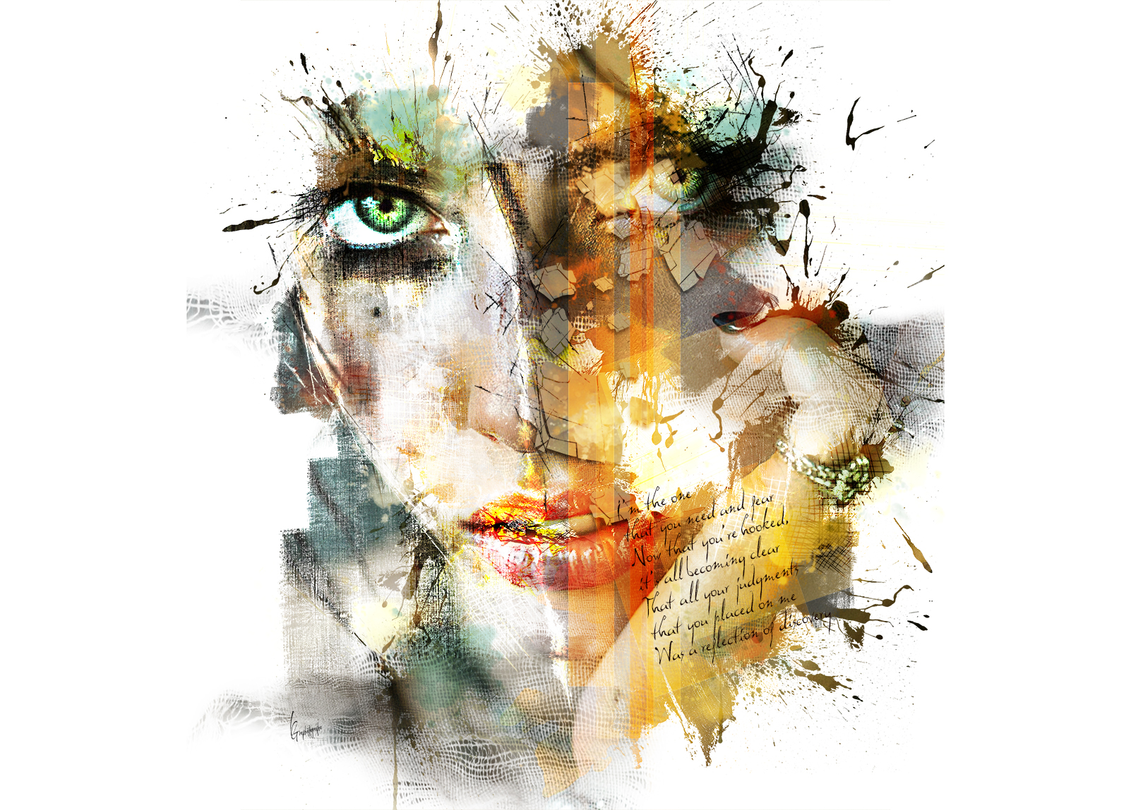 Comme un regard posée sur tes lèvres