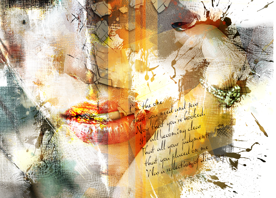 Comme un regard posée sur tes lèvres